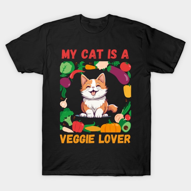 My Cat is Veggie Lover T-Shirt by Innovative GFX